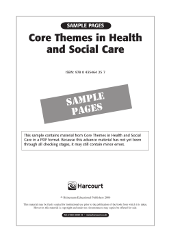 sample pages Core Themes in Health