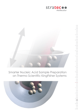 Smarter Nucleic Acid Sample Preparation on Thermo Scientific KingFisher Systems