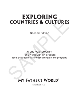 SAMPLE Exploring Countries &amp; Cultures Second Edition