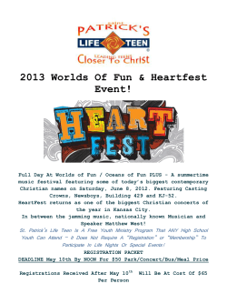 2013 Worlds Of Fun &amp; Heartfest Event!