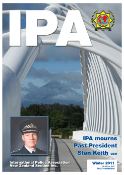IPA IPA mourns Past President Stan Keith