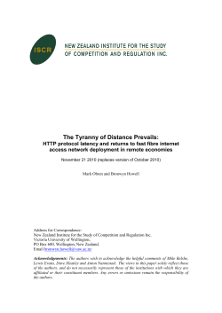 The Tyranny of Distance Prevails: HTTP protocol latency and