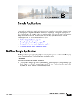 B Sample Applications
