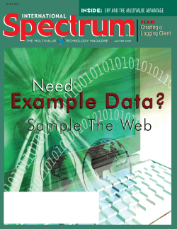 Spectrum Example Data? Need Sample The Web