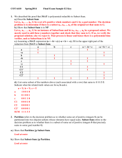 COT 6410 Spring2014 Final Exam Sample E2 Key