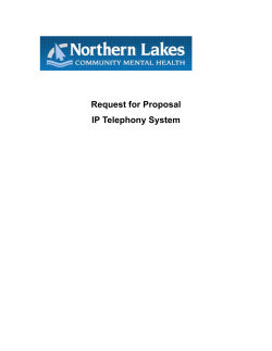 Request for Proposal IP Telephony System