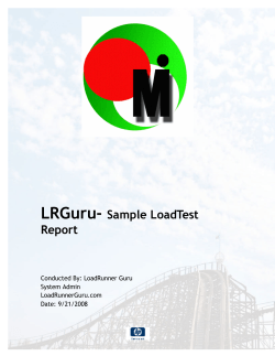 LRGuru- Sample LoadTest Report