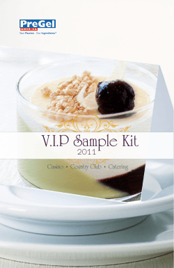 V.I.P Sample Kit 2011