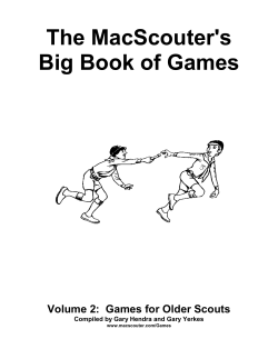 The MacScouter's Big Book of Games