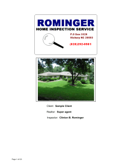 Sample Client Super agent Clinton B. Rominger