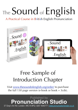 Sound English Free Sample Pronunciation Studio