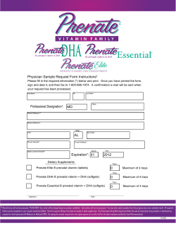 Physician Sample Request Form Instructions