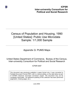 Census of Population and Housing, 1990 [United States]: Public Use Microdata