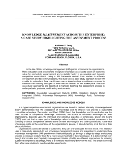 International Journal of Case Method Research &amp; Application (2008) XX,... © 2008 WACRA®. All rights reserved ISSN 1554-7752