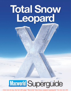Click here to buy the full 104-page “Macworld Total Snow...