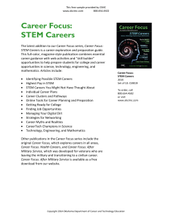 Career Focus: STEM Careers