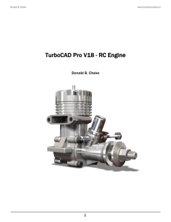 TurboCAD Pro V18 - RC Engine  Donald B. Cheke 1
