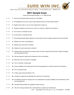IEH1 Sample Exam