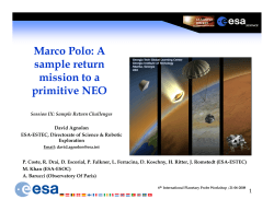 Marco Polo: A sample return mission to a primitive NEO