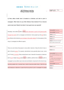 IELTS Distance Learning Writing Feedback Sample