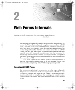Web Forms Internals