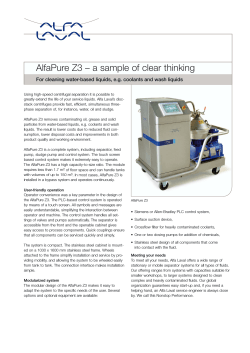 AlfaPure Z3 – a sample of clear thinking