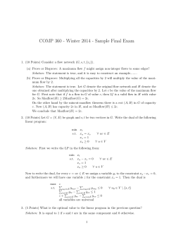 COMP 360 - Winter 2014 - Sample Final Exam