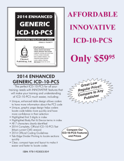 Only $59 AFFORDABLE INNOVATIVE ICD-10-PCS
