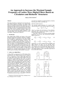 An Approach to Increase the Maximal Sample Circulators and Richards’ Structures