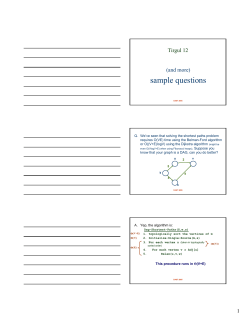 sample questions Tirgul 12 (and more)