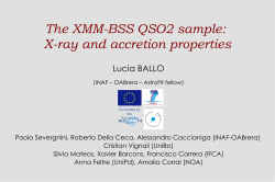 The XMM-BSS QSO2 sample: X-ray and accretion properties Lucia BALLO