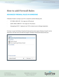 How to add Firewall Rules ADVANCED FIREWALL RULES IN WINDOWS