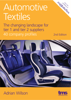 Automotive Textiles tms Adrian Wilson