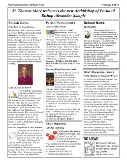 School News Parish News