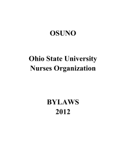 OSUNO Ohio State University Nurses Organization