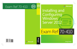 70 410 Exam Ref Installing and Configuring
