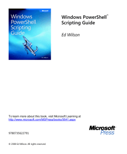 To learn more about this book, visit Microsoft Learning at  ©