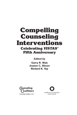 Compelling Counseling Interventions C