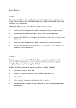 Sample Questions  Question 1