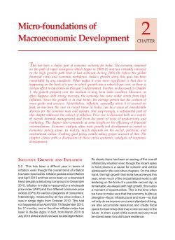 2 Micro-foundations of Macroeconomic Development T