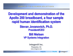 Development and demonstration of the Apollo 200 breadboard, a four sample