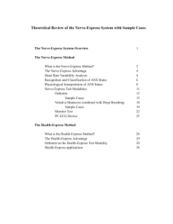 Theoretical Review of the Nerve-Express System with Sample Cases