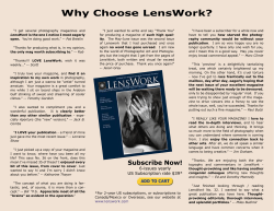 Why Choose LensWork?