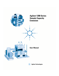 Agilent 1200 Series Sample Capacity Extension User Manual