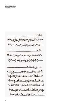 26 Signal, character set and sample telegram of the Pollak/Virág telegraph.