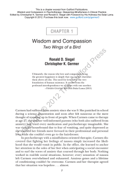 Press Wisdom and Compassion CHAPTER 1 Two Wings of a Bird