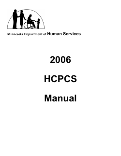 2006 HCPCS Manual