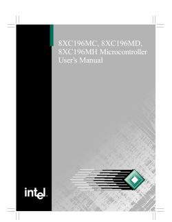 8XC196MC, 8XC196MD, 8XC196MH Microcontroller User’s Manual