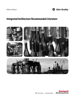 Integrated Architecture Recommended Literature Reference Manual