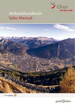 Verkaufshandbuch Sales Manual
